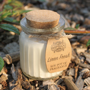 Linen Fresh Soy Pot Fragrance Candle