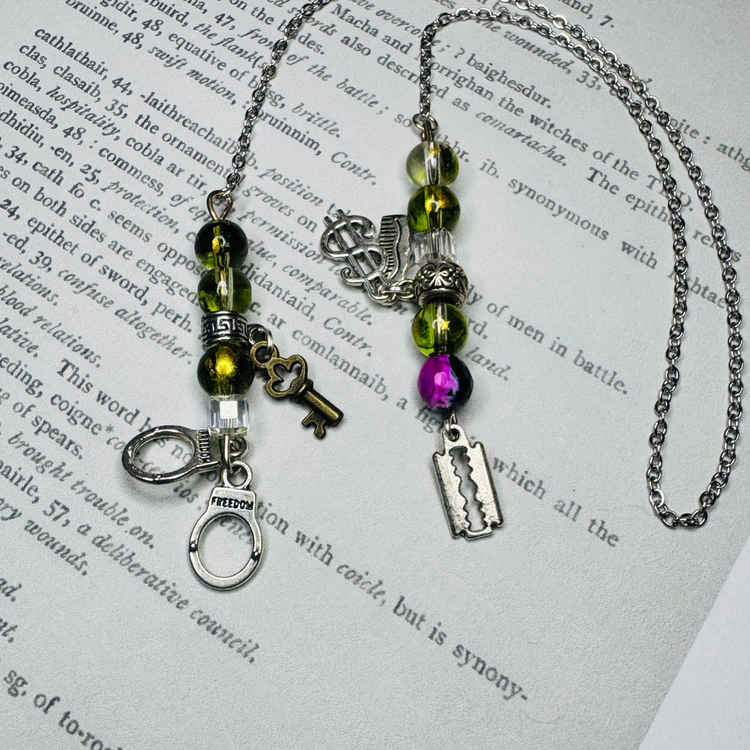 Chain Bookmark - Crime style 2