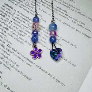 Chain Bookmark - All the purples