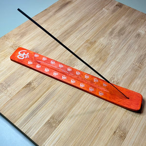 Wooden incense holder