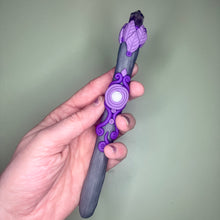 Load image into Gallery viewer, Howlite &amp; Amethyst Wand
