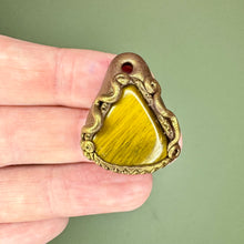 Load image into Gallery viewer, Mini crystal pendant - Tigers eye
