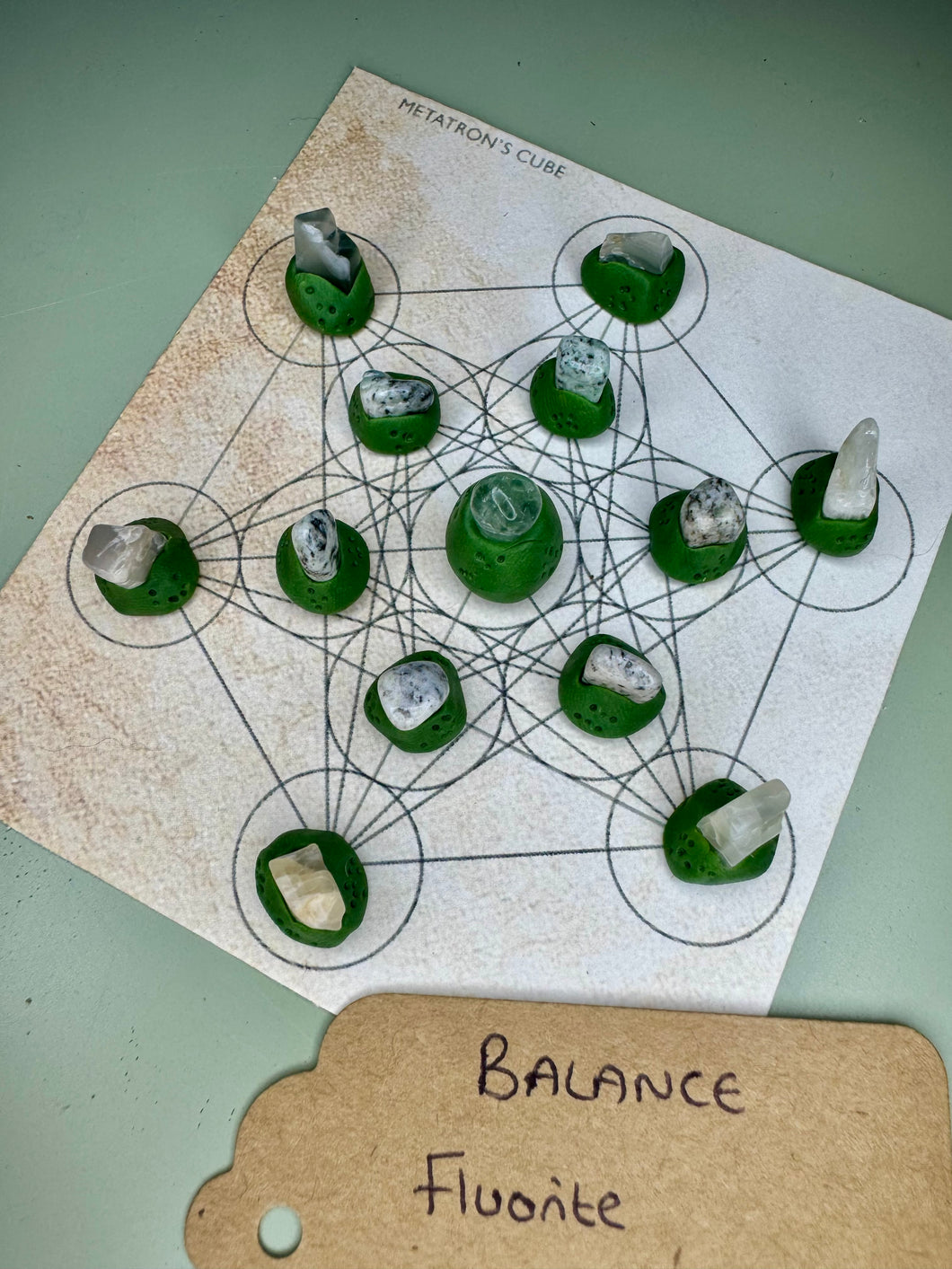 Balance crystal grid pack