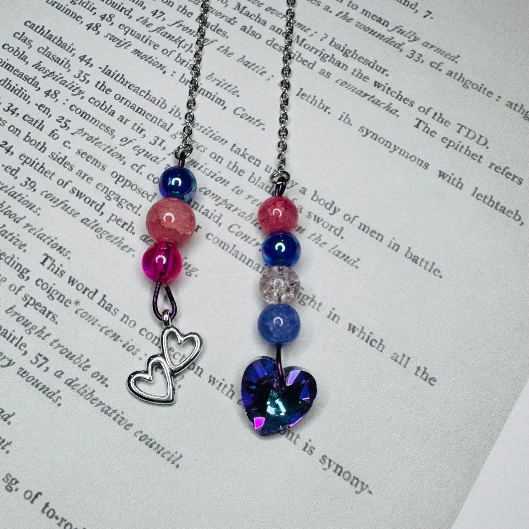 Chain Bookmark - Hearts/Love