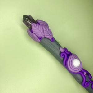 Howlite & Amethyst Wand