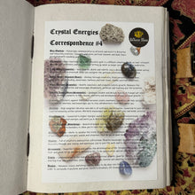 Load image into Gallery viewer, Crystal Energies Correspondence #4 Book of Shadows Page
