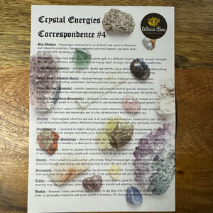 Crystal Energies Correspondence #4 Book of Shadows Page