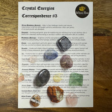 Load image into Gallery viewer, Crystal Energies Correspondence #3 Book of Shadows Page
