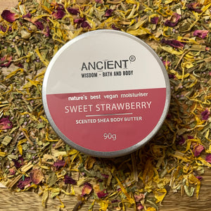 Scented Body Butter 90g - Sweet Strawberry