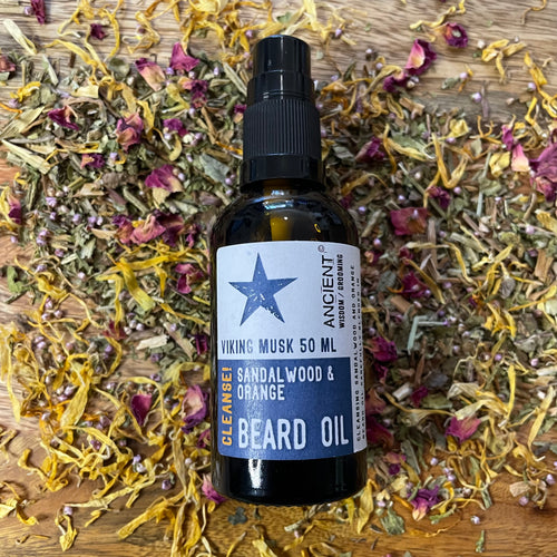 Viking Musk 50ml Beard Oil (Cleanse)