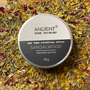 Aromatherapy Body Butter 90g - Sandalwood & Shea Butter