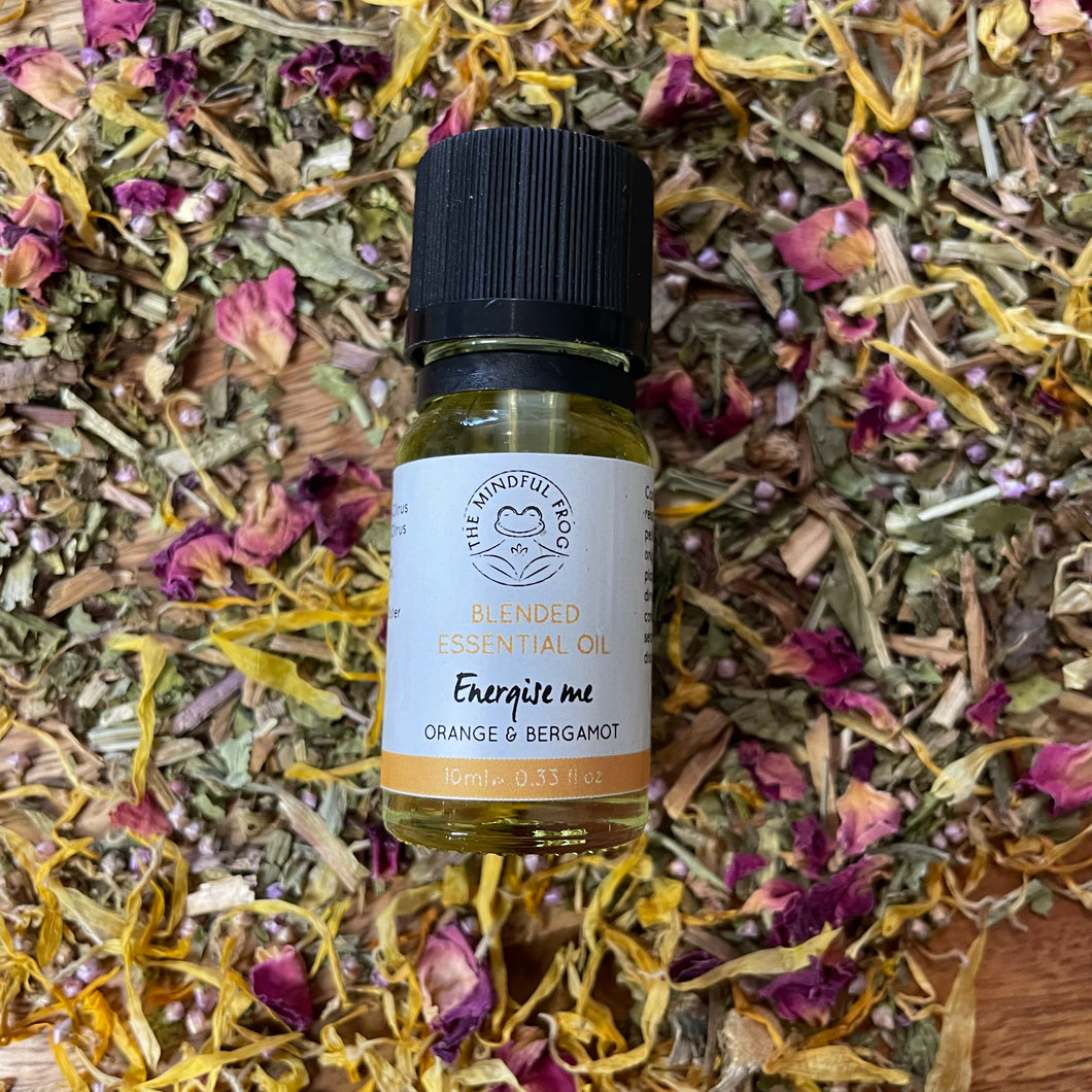 Energise Me. Orange & Bergamot Blended Oil 10ml