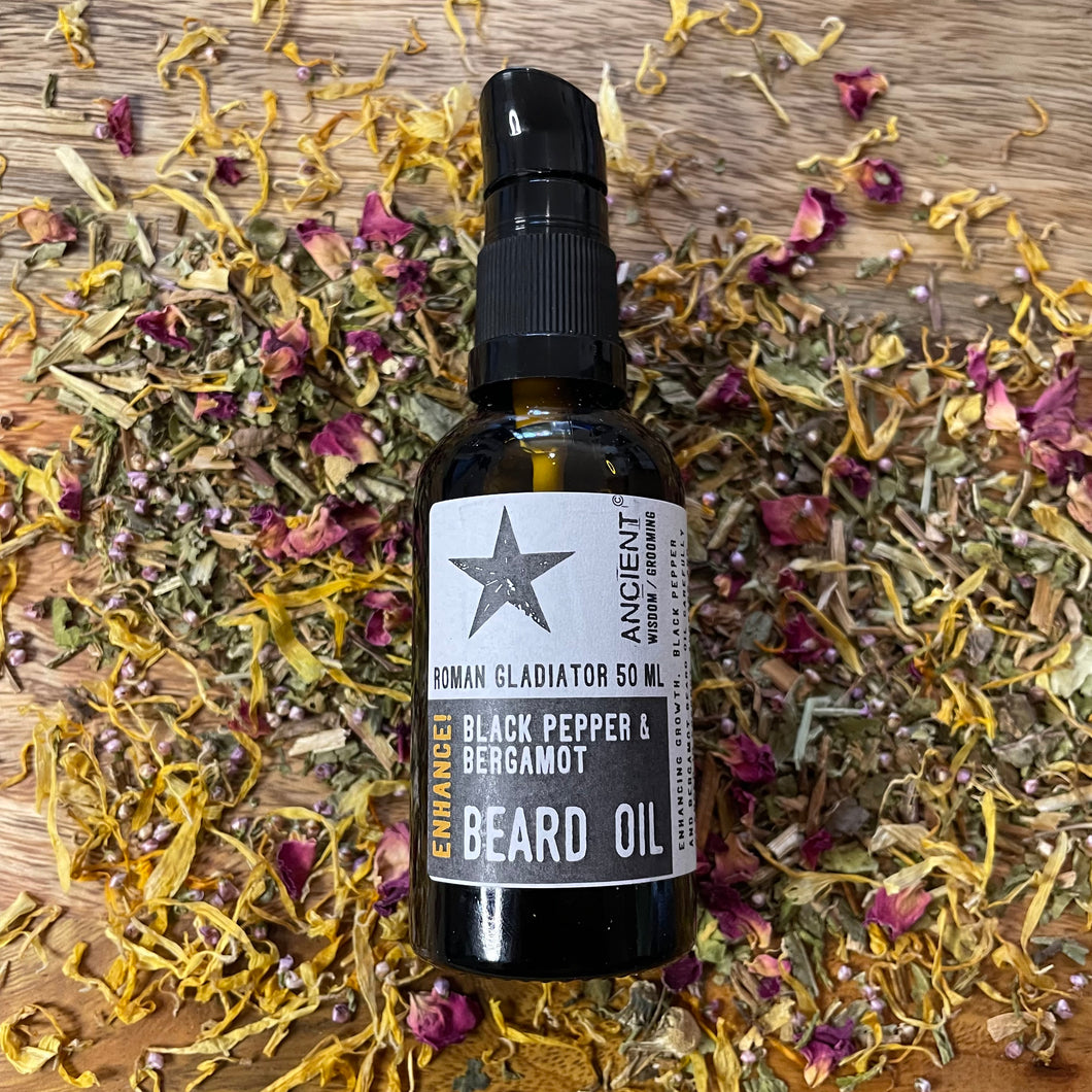 Roman Gladiator 50ml Beard Oil (Enhance)