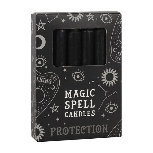 Black Protection Spell Candles 12 Pack