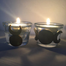 Load image into Gallery viewer, Pagan Candle Tea Light Holder Goddess God
