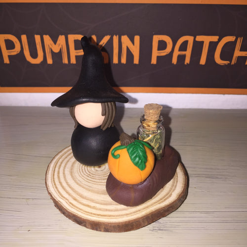 Brown Hair Pumpkin Witch Nettle Alfalfa