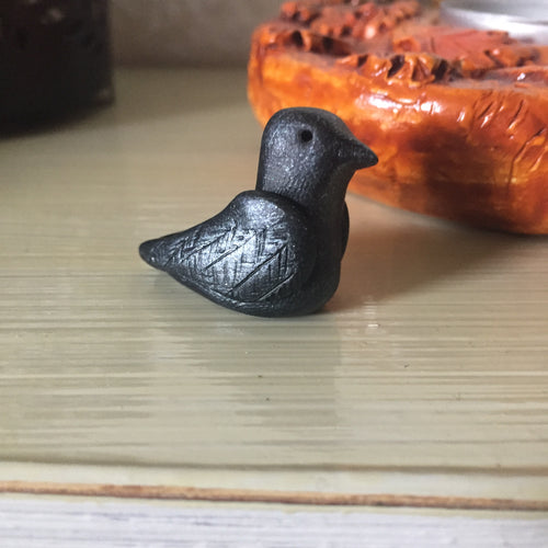 Handcrafted miniature raven