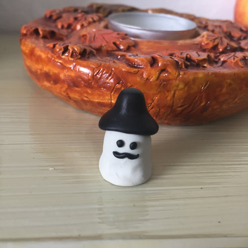 Mini Moustached Ghost