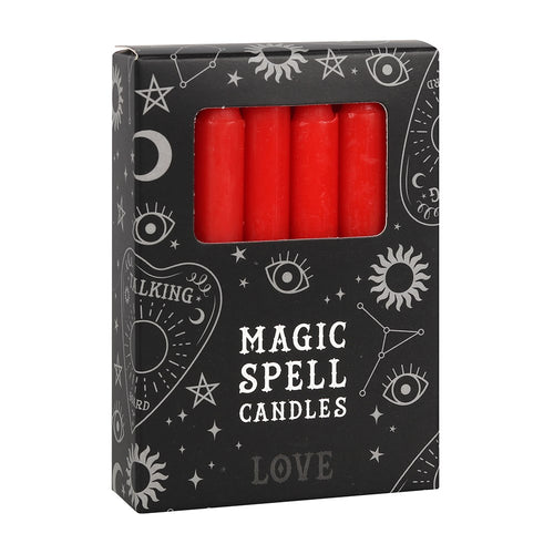 Red Love Spell Candles 12 Pack