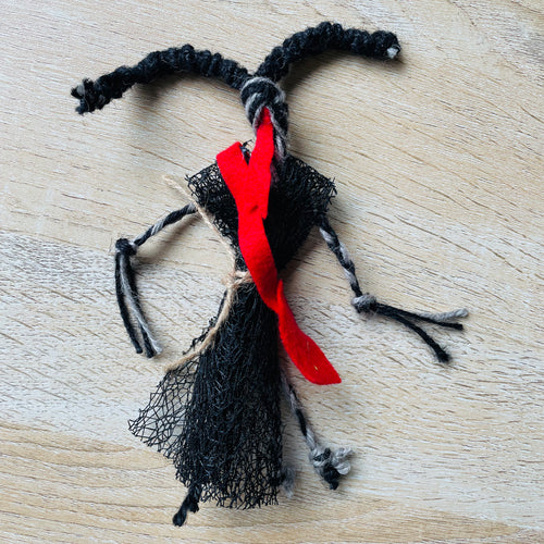 Handcrafted Krampus Poppet