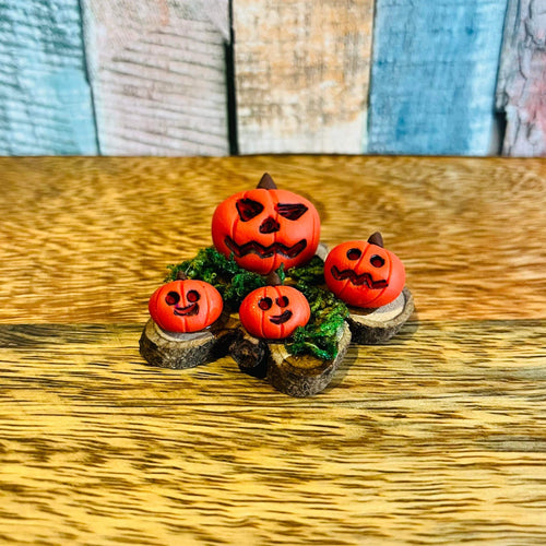 Mini Polymer clay Pumpkin Patch