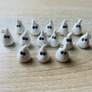 Polymer clay Mini Ghost Charm