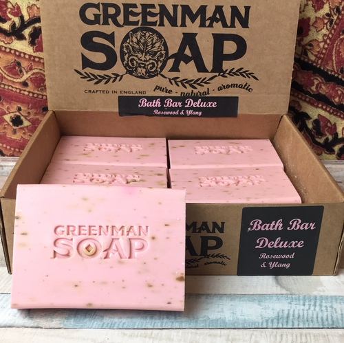 Greenman Soap - Bath Bar Deluxe - Rosewood & Ylang