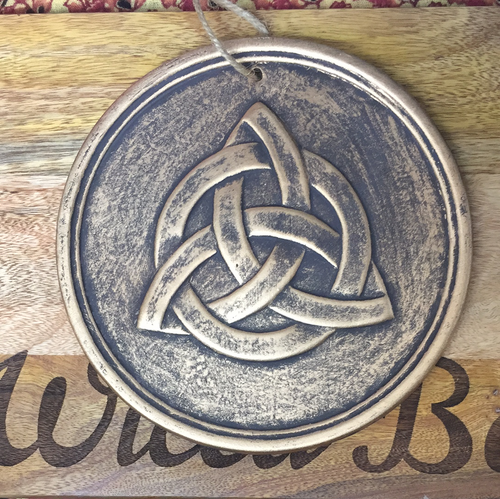 Bronze Triquetra Hanging Plaque