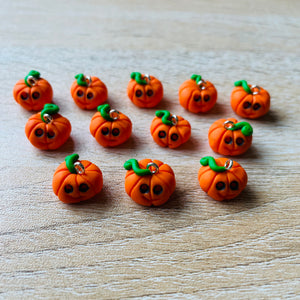 Polymer clay Mini Pumpkin Charm