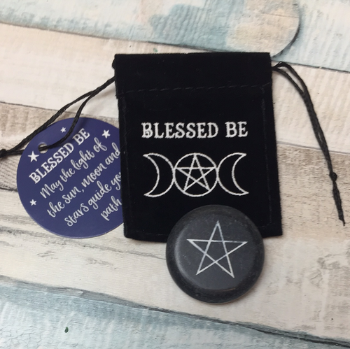 Blessed Be Pentagram Token