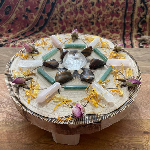 17cm Handcrafted Crystal Grid